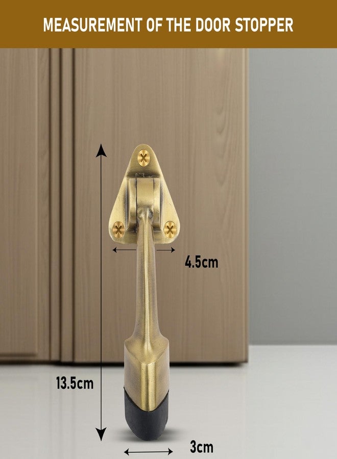DHSVS Premium 5-Inch Door Stopper for Main Door with Antique/Stopper with Rubber Grip for Home,Office and Hotel(Pack of 8) - Image 4